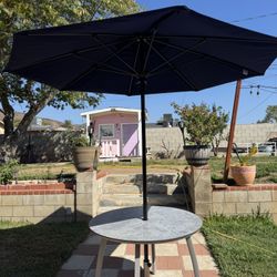 Table And Umbrella