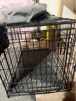 Large sized dog cage with cover