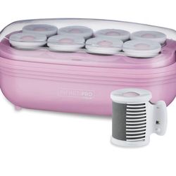 Brand New Conair Hot Rollers for Long, Medium & Short Hair, 8 Ceramic Flocked 2-Inch Heated Hair Rollers with Clips, Hot Curlers for Women, Volume & C