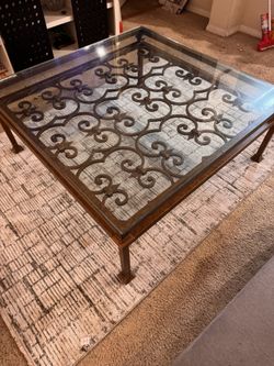 Spanish Revival Wrought Iron Table