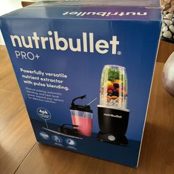 Nutribullet Pro+ Brand New From Costco.  Never Opened.  They Go For $119 Plus Tax At Costco. 