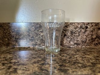 #96 Coca-Cola Branded Clear Drinking Glass