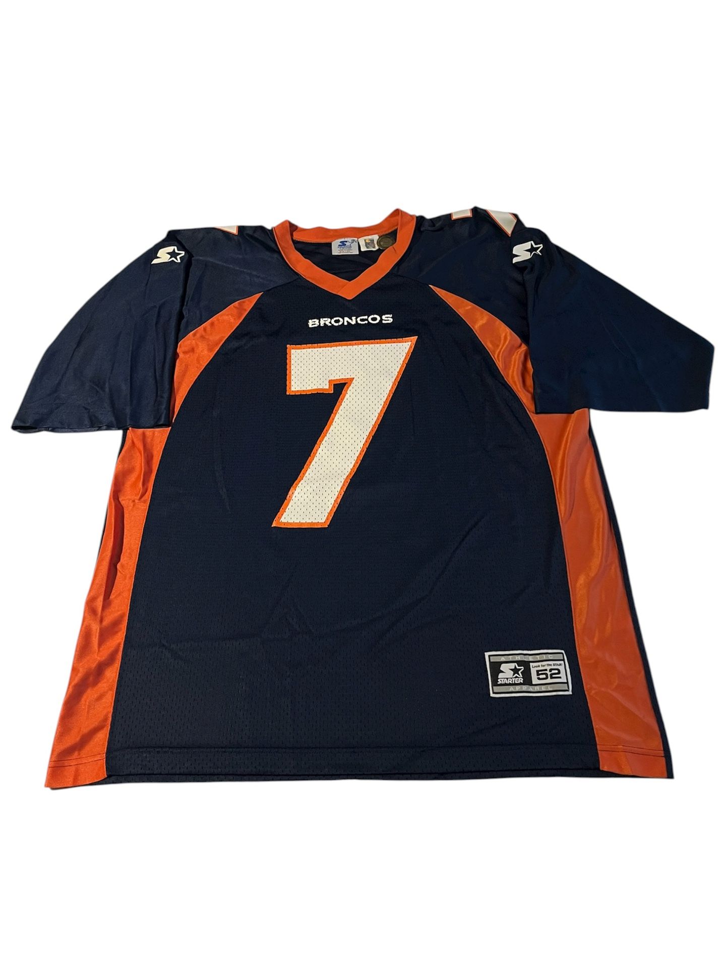 Vintage Starter Denver Broncos John Elway #7 Jersey Men’s Size 52 XL NFL Logo