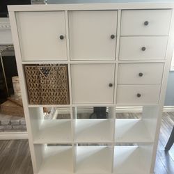 IKEA Kallax Shelf Unit With Inserts