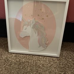 Unicorn Frame Decor