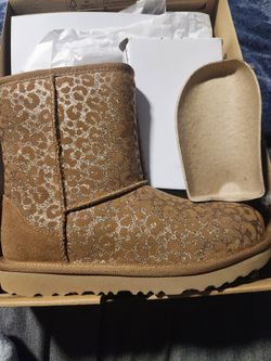 UGGS Kids Classic II Glitter Leopard