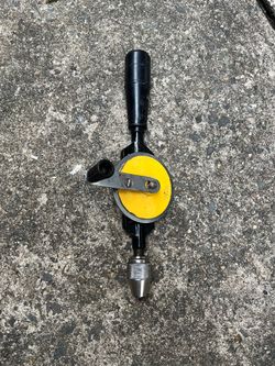 Hand Drill with Chuck and Crank