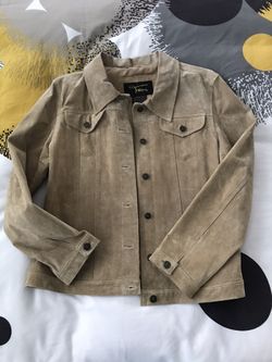 Women leather jacket size L