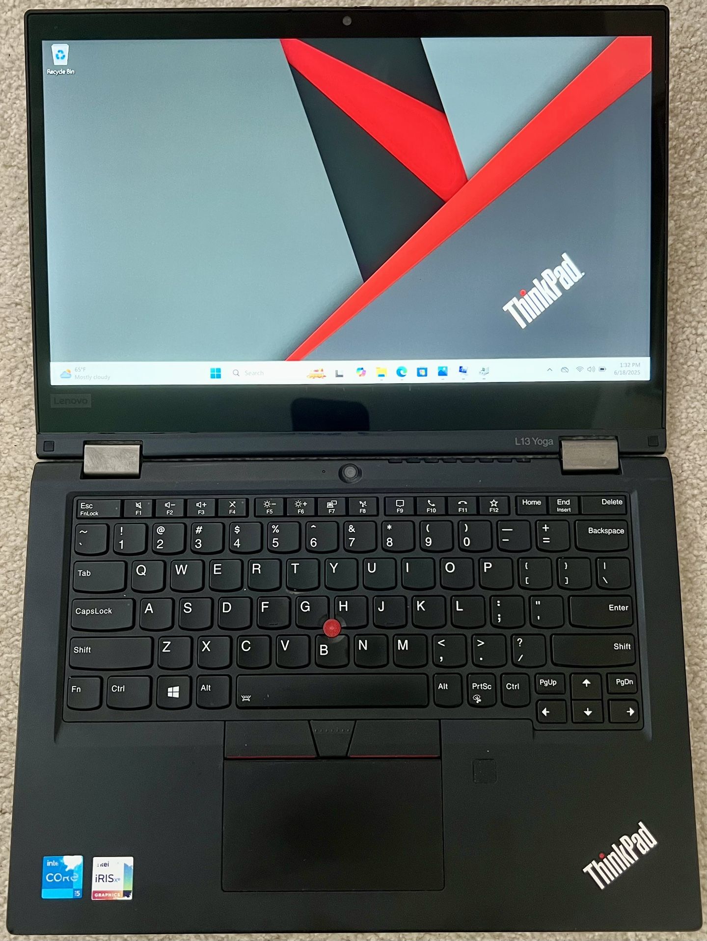 Lenovo L13 Yoga Gen2 13.3” 2-in-1 Full HD Touch QuadCore i5-1135G7 2.4GHz 8GB 256GB MVMe Win11Pro Office21