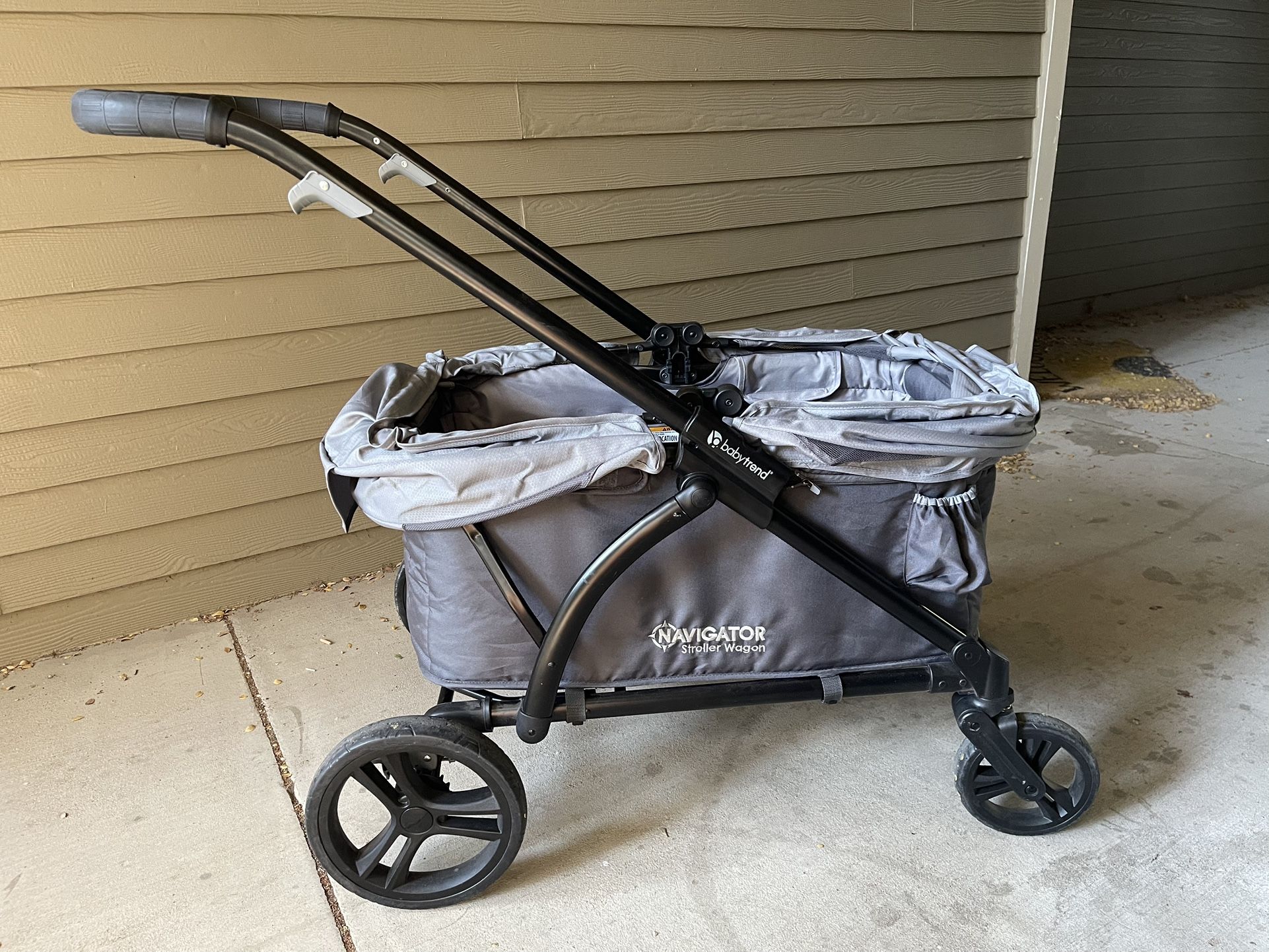 Baby Trend Navigator 2-in-1 Stroller Wagon - Madrid Gray