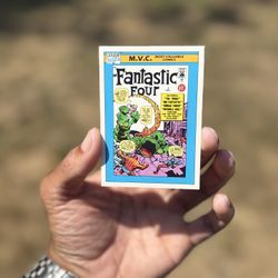 🔥 1990 Marvel “Most Valuable Comics” Fantastic Four #1 (1961) MINT