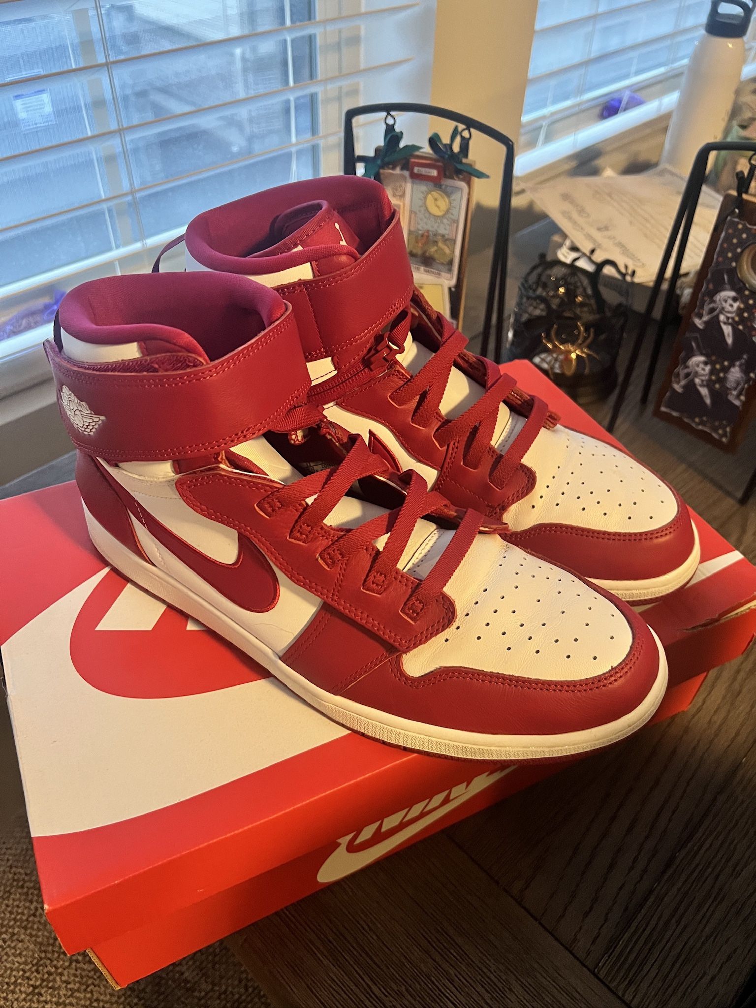 Jordan 1 Flyease Cardinal Red Size 13.