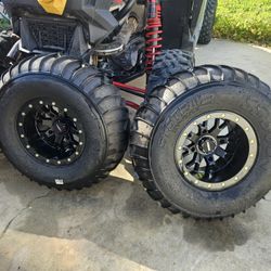 Brand new paddles and wheels for RZR.