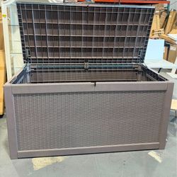 320 Gallon Outdoor Storage Box Wateproof, Extra Large Storage Organizer for Patio Furniture Accessories, Garden Tools, Indoor Storage for Cushion, Sla