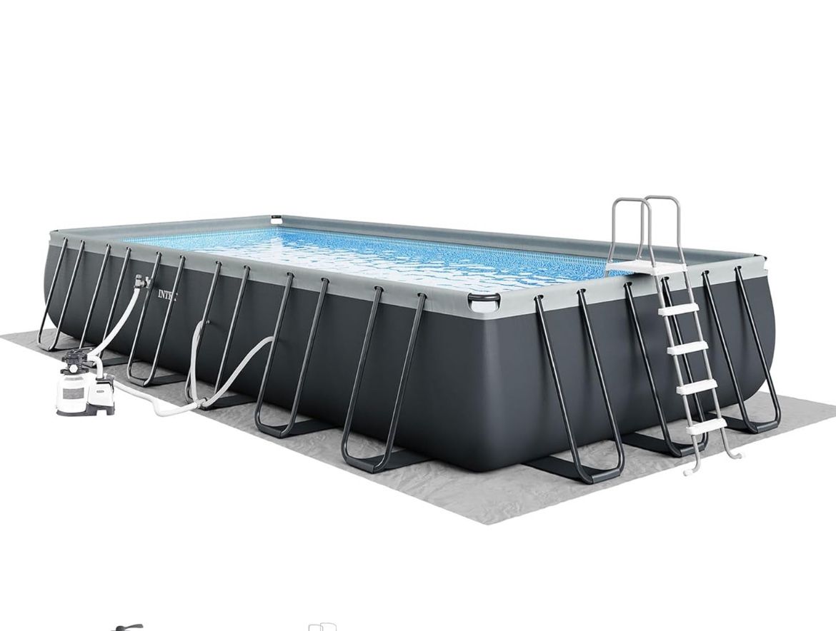 Intex 24x12 Feet In Good Condition -Above The Ground Pool