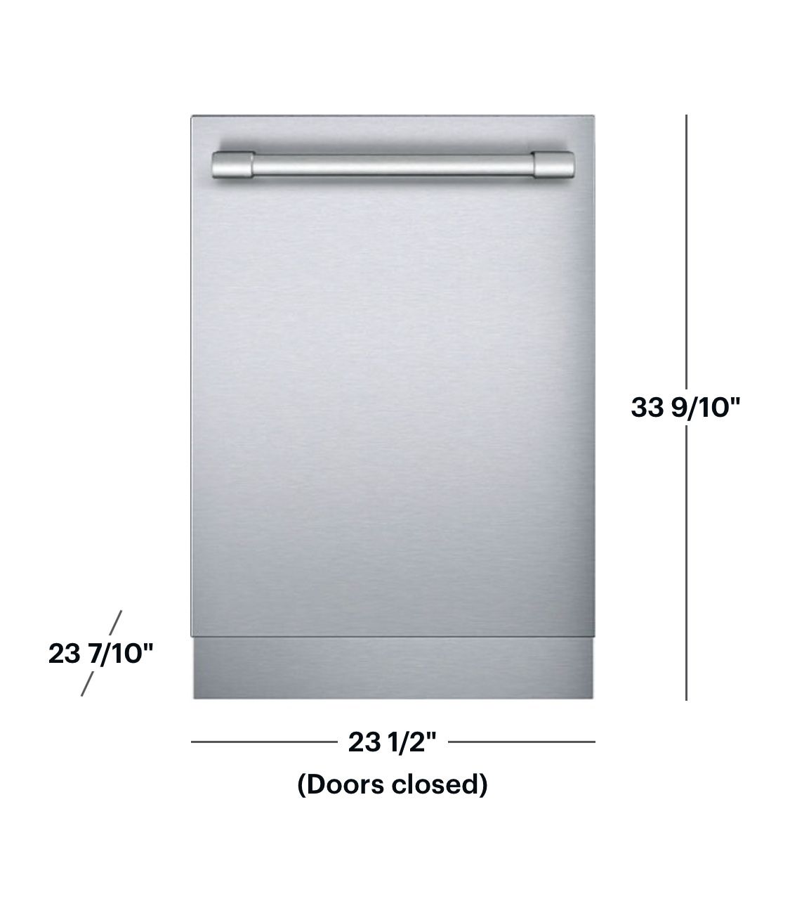 💦NEW Thermador 24Top Control Smart Built In Stainless Steel Tub