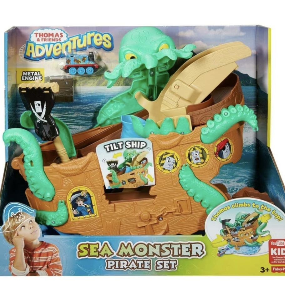 Thomas & Friends Thomas & Friends Adventures Sea Monster Pirate Playset