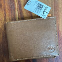 New Timberland Leather Wallet With Tags