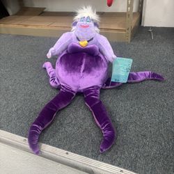 Disney Store Ursula The Little Mermaid 26” Stuffed Plush Toy Doll With Tag