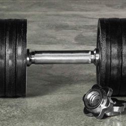 Adjustable Dumbbells and stand