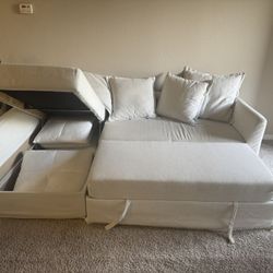 IKEA HOLMSUND Sleeper Sectional Couch – 3 Seat – Like New (Warranty Replacement)
