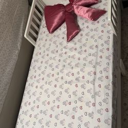  Brand New Toddler Bed(Assembled) + Crib Mattress
