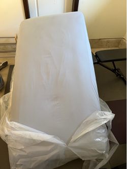 Twin size mattress with frame