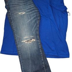 New Men's PREMIUM Outfit With XL Shirt And Size 38x30 Jeans