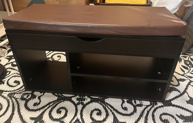 Shoe Rack And Ottoman