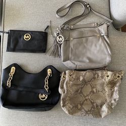 Michael Kors MK Purse Bag Handbag Tote (All For $50)