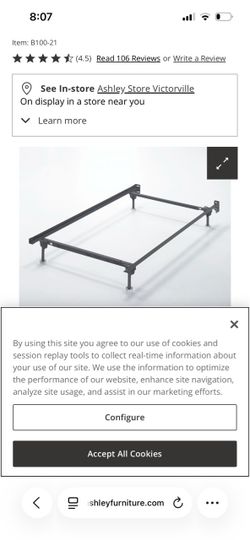 Twin bed frame
