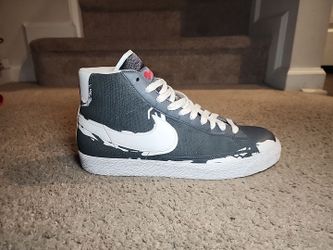 Size 10 - Nike Blazer High Black Brooklyn Dodgers