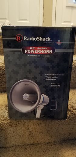 BRAND NEW IN BOX HANDHELD POWERHORN/ HANDHELD MICROPHONE