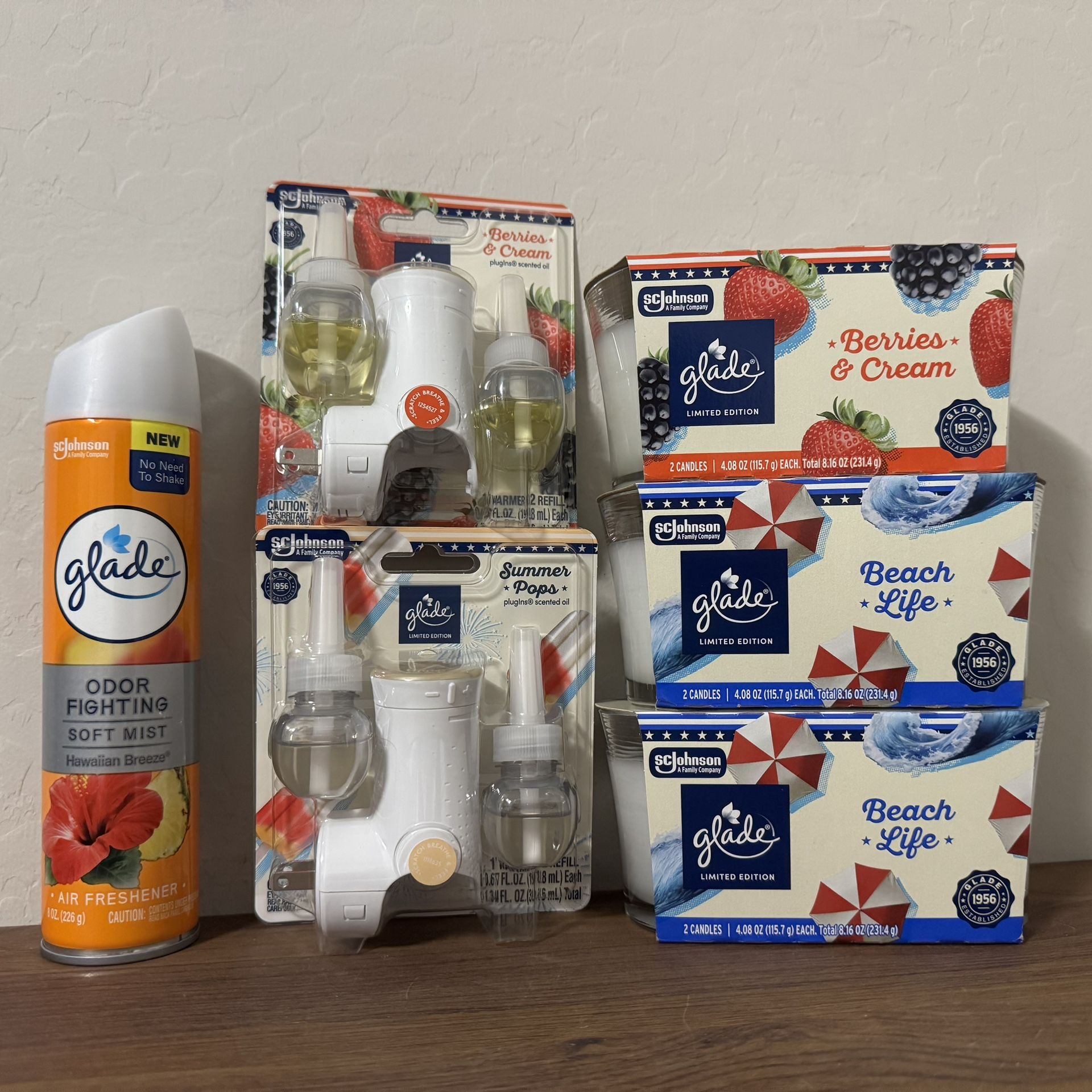 Glade Candle Air Freshener Bundle