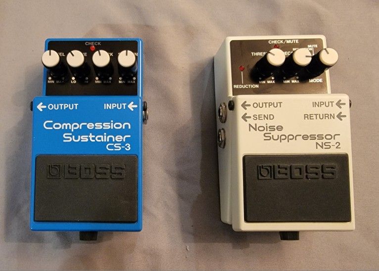Noise Suppressor NS-2 and Compression Sustainer CS-3