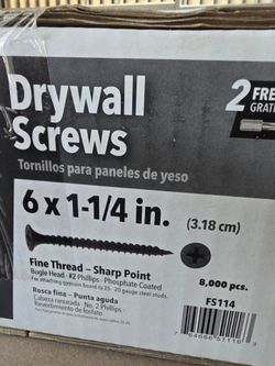 Drywall screws ... tornillo para sheetrock