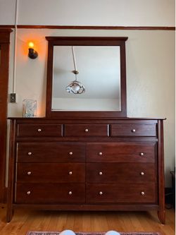 King bed frame and furniture set