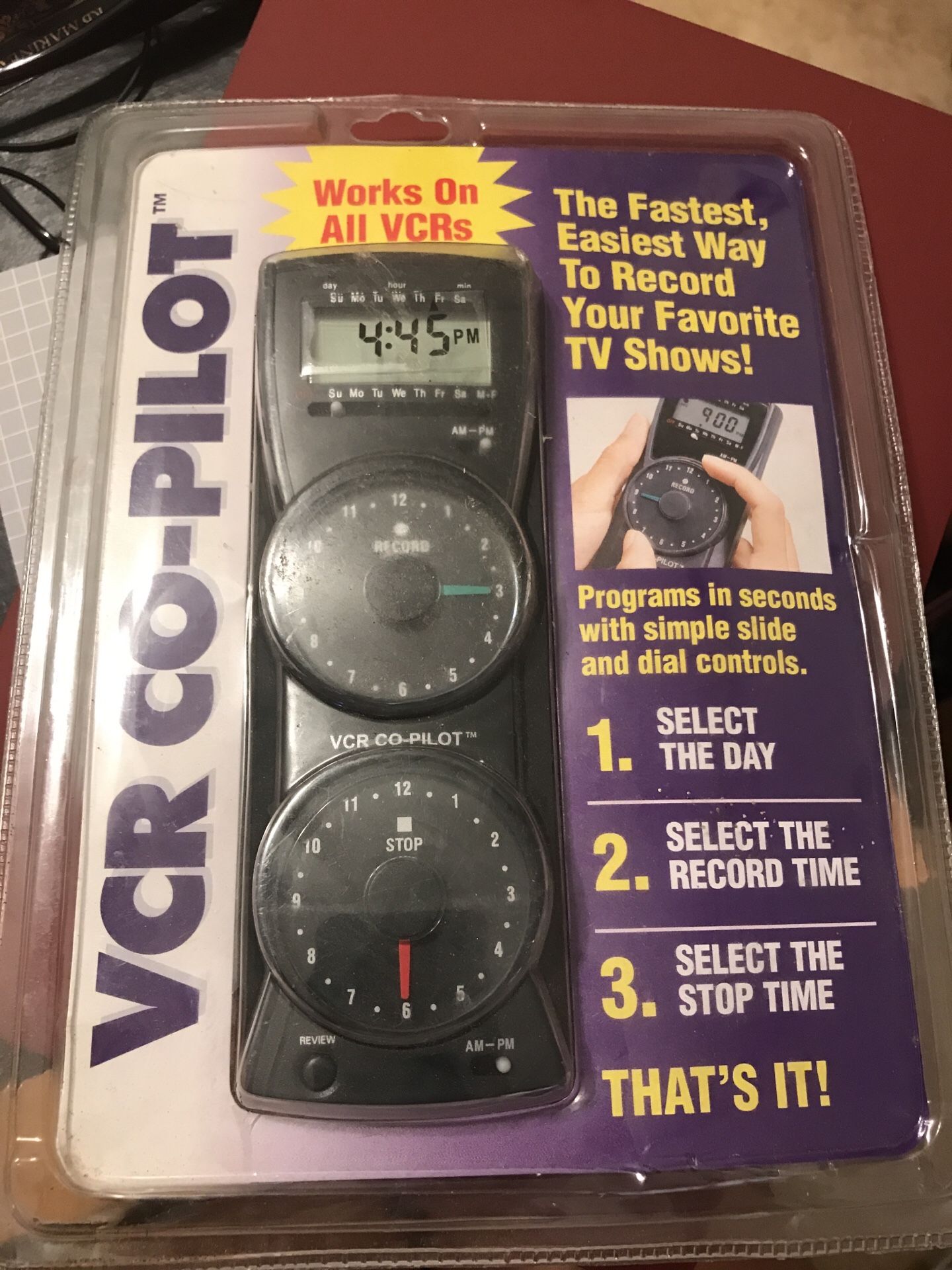 VCR CoPilot VCR recorder