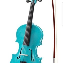 Handcrafted Acoustic Violin Beginner Pack for Student with Hard Case and Starter 