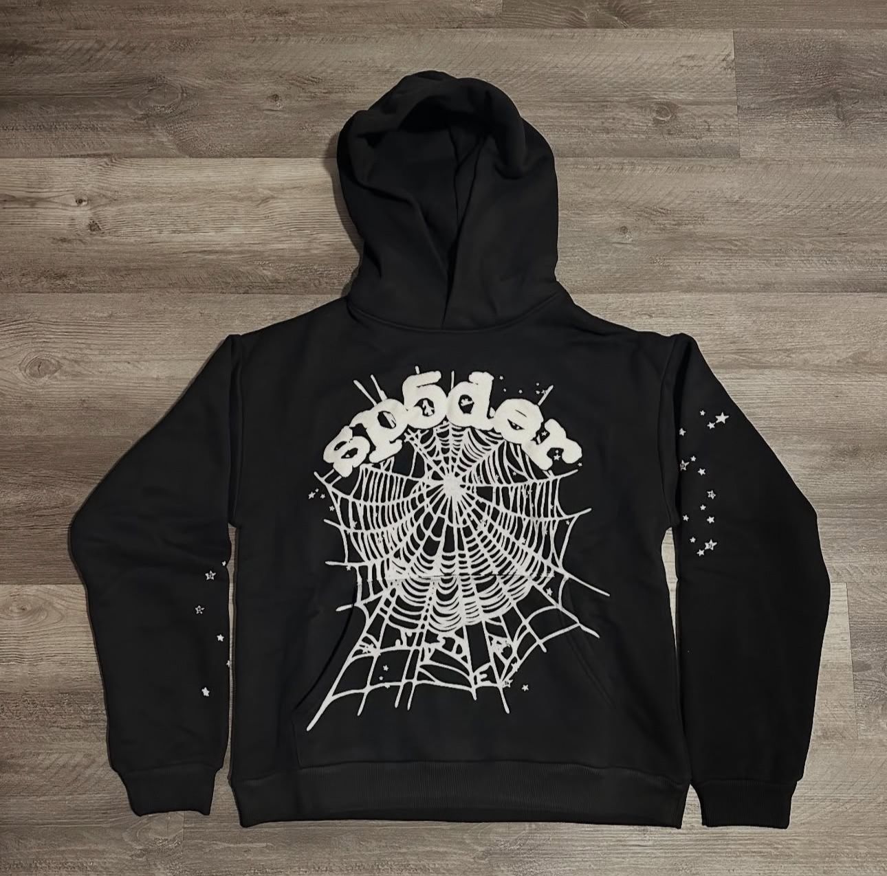 Black OG Web Sp5der Hoodie