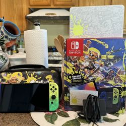Nintendo Switch OLED Bundle Console System 