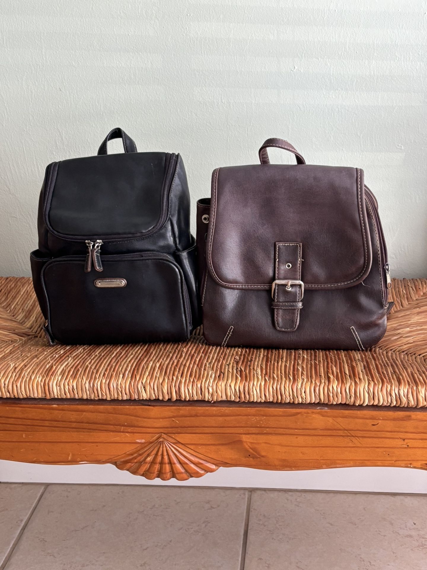 Black And Brown Leather Bags