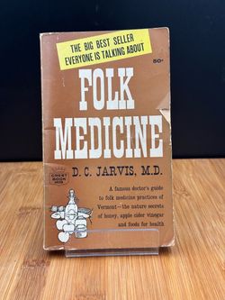 Folk Medicine Crest Book Vintage Paperback
