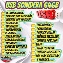 USB Sonidera 64GB Latin Music Collection