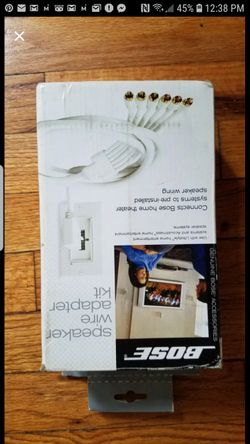 New Bose wire adapter kit