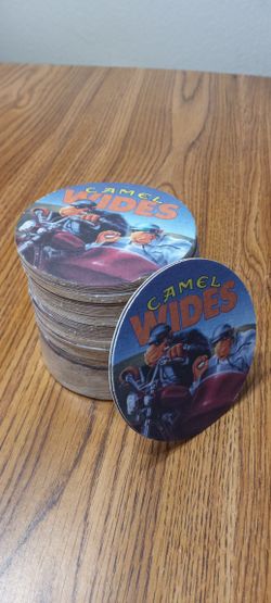 Vintage 1992 Camel Wides Lot Of 95 Advertising Camel Joe Bar Cocktail Coasters Unused New Old Stock