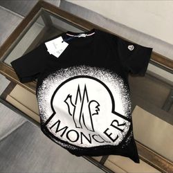 Moncler Black T shirt All Sizes