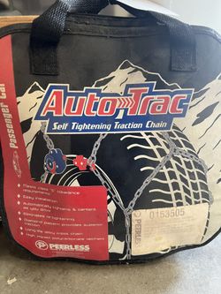 Auto trac 0153505 Self tightening Snow Chains