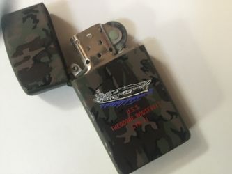 Zippo lighter Theodore Roosevelt camouflage