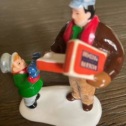 Department 56 Snow Village Couldn’t Wait Until Christmas Figurine Retired No Box